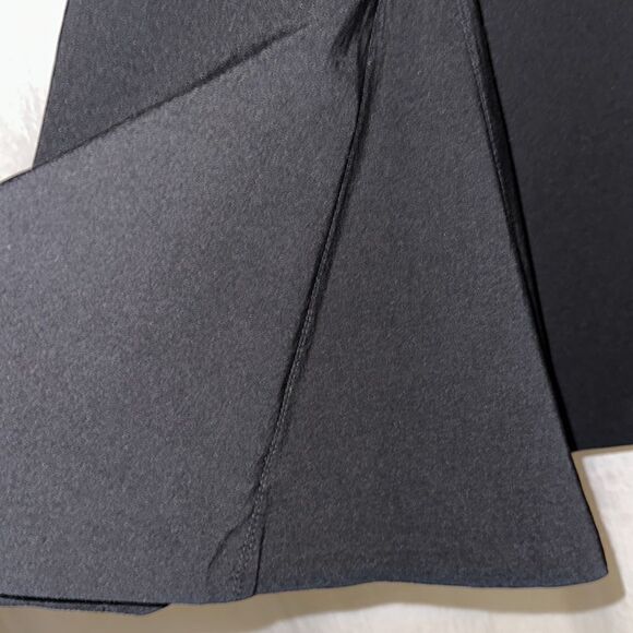 blue illusion XL Pull On Black Stretch Midi A Line Full Skirt - Picture 4 of 12